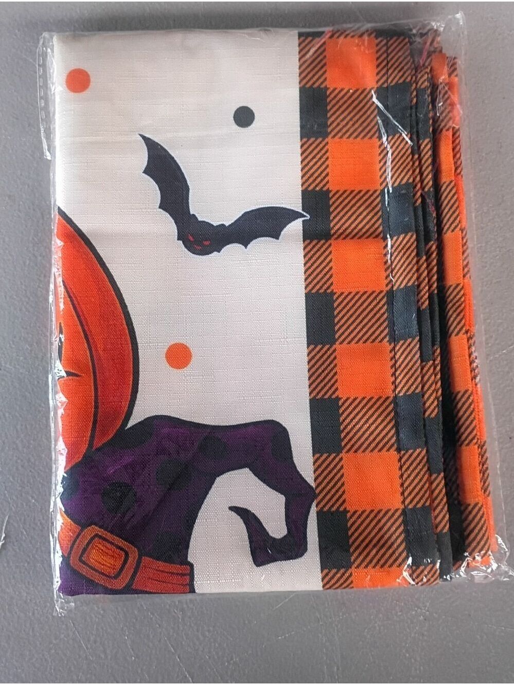 🌻 Halloween Pumpkin & Ghost Table Runner - Orange - Picture 3 of 4